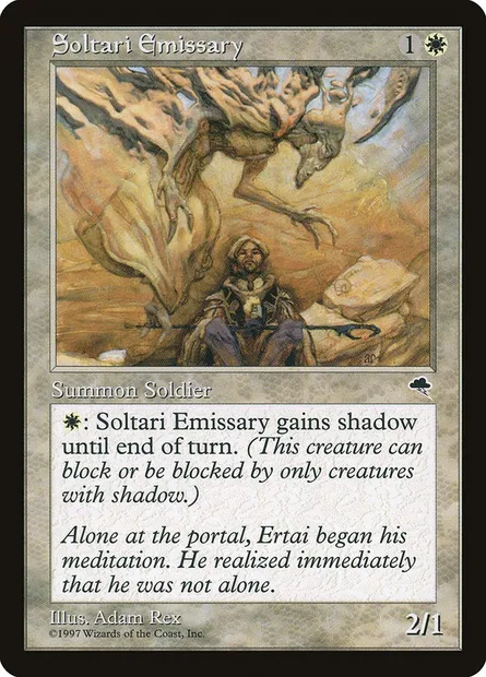 Soltari Emissary, Magic card TMP 42 — Tempest set