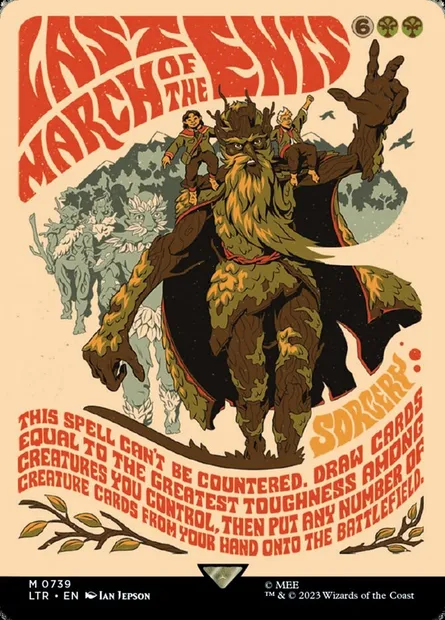 Last March of the Ents, Magic card LTR 739 — The Lord of the Rings: Tales of Middle-earth set