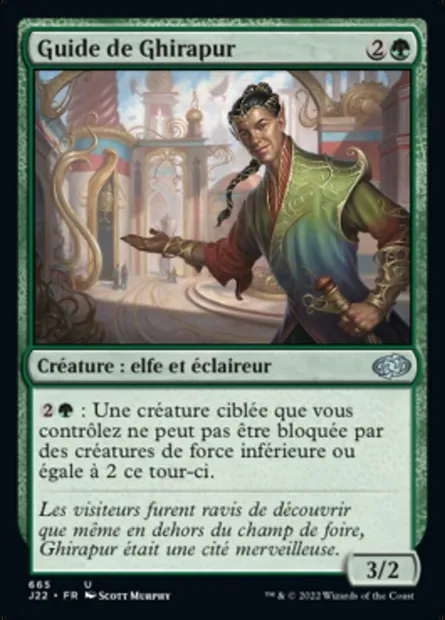 Guide de Ghirapur, carte Magic J22 665 — extension Jumpstart 2022