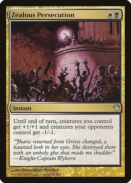 Persécution zélée, carte Magic MD1 9 — extension Modern Event Deck 2014
