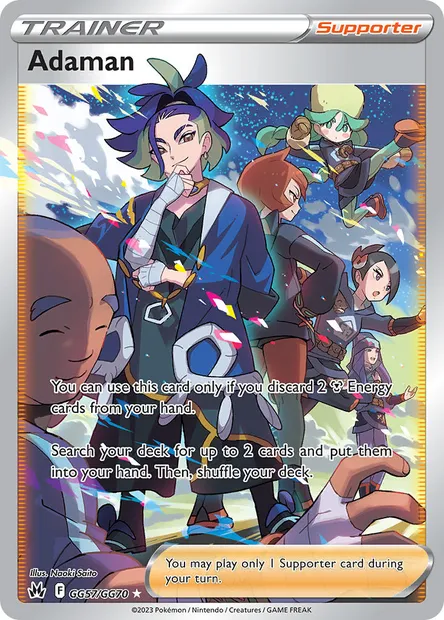 Adaman, Pokémon card CRZ GG57 — Crown Zenith set