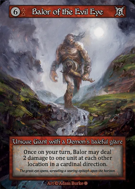Balor of the Evil Eye, Sorcery card GOT 030 — Gothic set