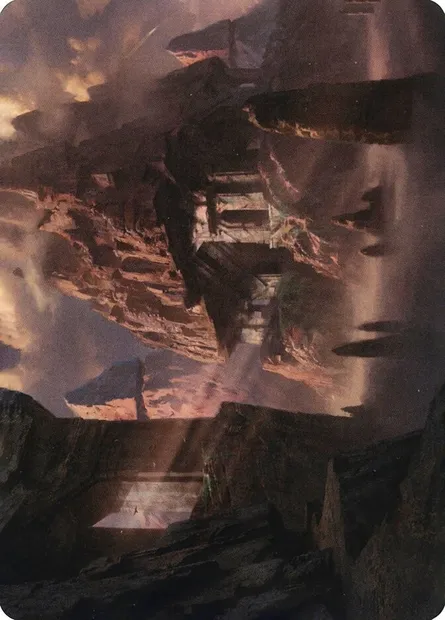 Mountain // Mountain, Magic card AAFR 62 — Adventures in the Forgotten Realms Art Series set