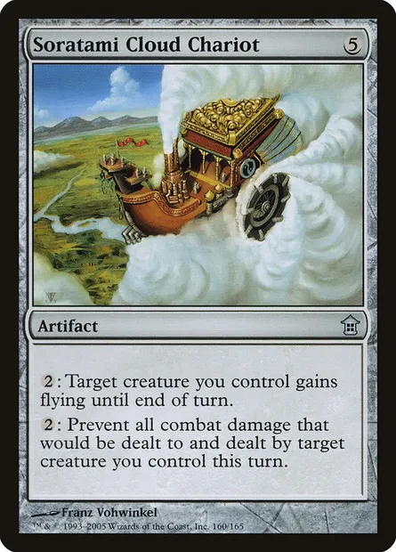 Soratami Cloud Chariot, Magic card SOK 160 — Saviors of Kamigawa set