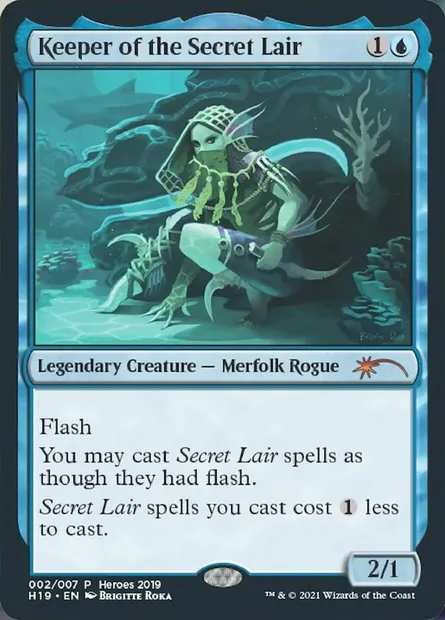 Keeper of the Secret Lair, Magic card PH19 2 — 2019 Heroes of the Realm set