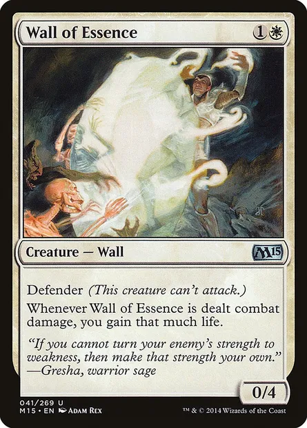 Wall of Essence, Magic card M15 41 — Magic 2015 set