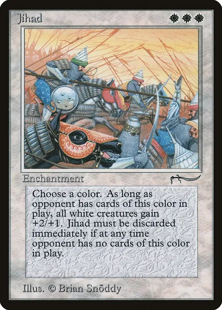 Jihad, Magic card ARN 5 — Arabian Nights set