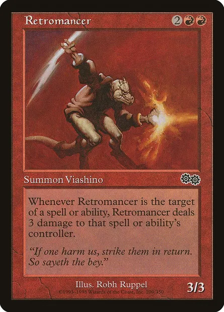 Rétromancien, carte Magic USG 209 — extension Epopée d'Urza
