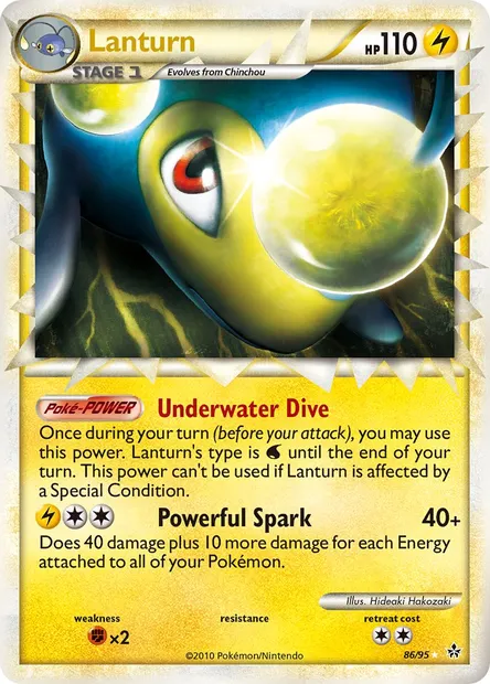 Lanturn, Pokémon card UL 86 — Unleashed set