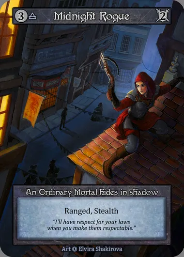 Midnight Rogue, carte Sorcery ALP 101 — extension Alpha