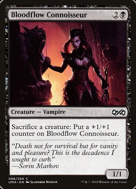Bloodflow Connoisseur, Magic card UMA 86 — Ultimate Masters set