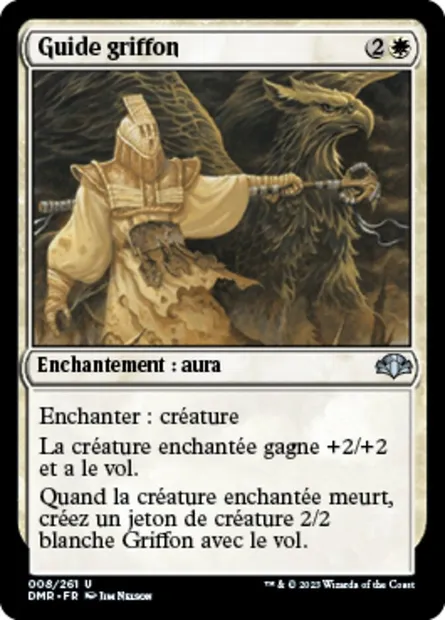 Guide griffon, carte Magic DMR 8 — extension Dominaria Remastered