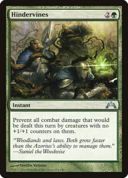 Hindervines, Magic card GTC 124 — Gatecrash set