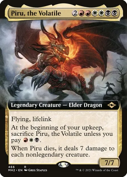 Piru, the Volatile, Magic card MH2 466 — Modern Horizons 2 set
