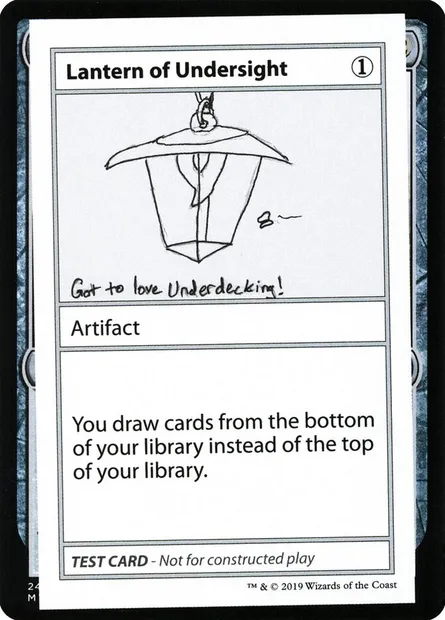 Lantern of Undersight, Magic card CMB2 106 — Mystery Booster Playtest Cards 2021 set