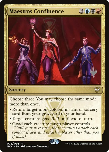 Maestros Confluence, Magic card PNCC 75p — New Capenna Commander Promos set