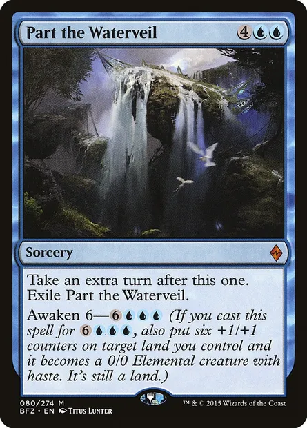 Part the Waterveil, Magic card BFZ 80 — Battle for Zendikar set