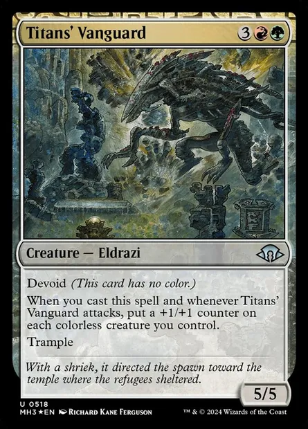 Titans' Vanguard, Magic card MH3 518 — Modern Horizons 3 set