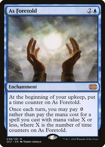 As Foretold, Magic card 2X2 38 — Double Masters 2022 set