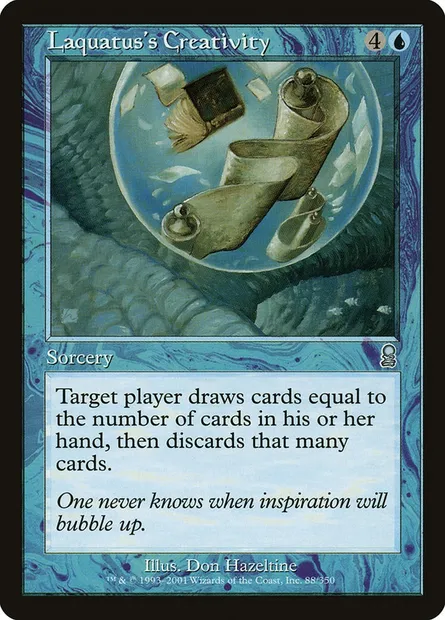 Laquatus's Creativity, Magic card ODY 88 — Odyssey set