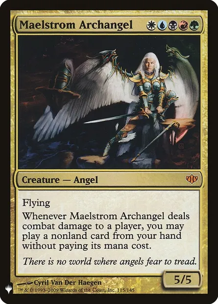 Maelstrom Archangel, Magic card PLST CON-115 — The List set
