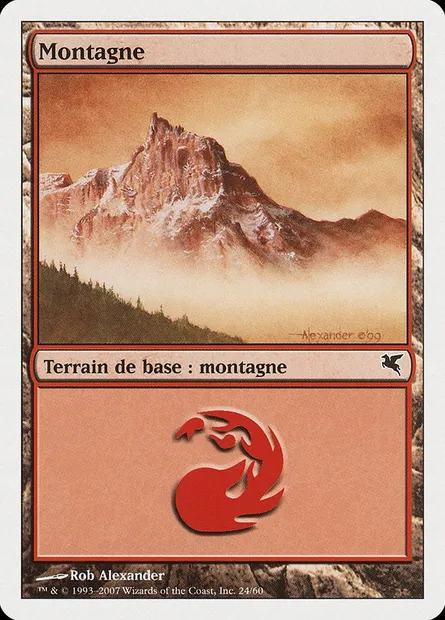 Mountain, Magic card PSAL I24 — Salvat 2005 set