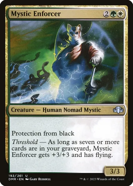 Mystic Enforcer, Magic card DMR 192 — Dominaria Remastered set