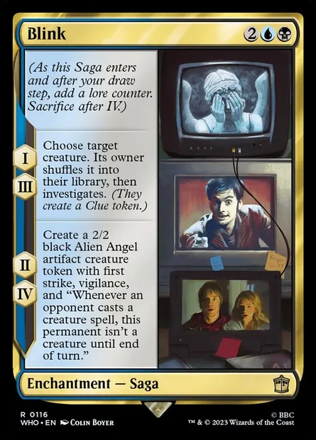 Blink, Magic card WHO 116 — Doctor Who set