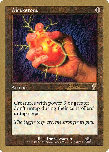 Meekstone, Magic card WC01 ar307sb — World Championship Decks 2001 set