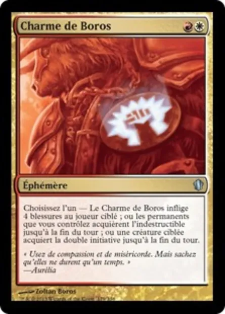 Charme de Boros, carte Magic C13 179 — extension Commander 2013