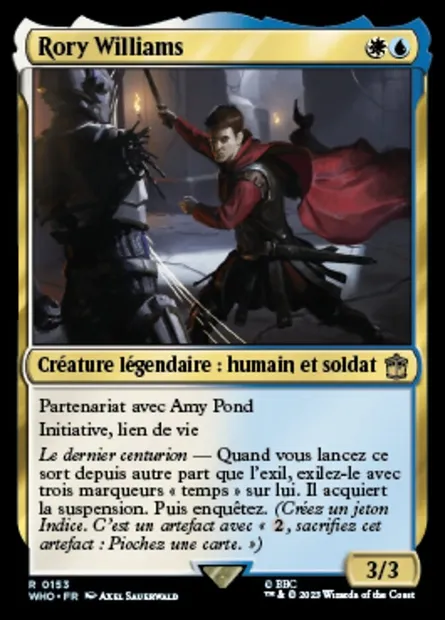 Rory Williams, carte Magic WHO 153 — extension Doctor Who