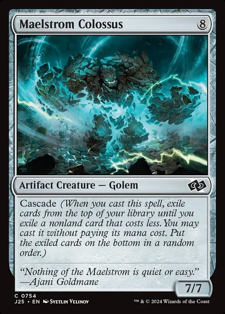 Maelstrom Colossus, Magic card J25 754 — Foundations Jumpstart set