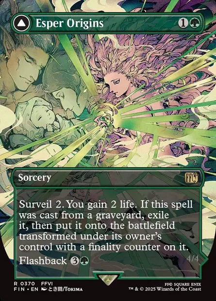 Esper Origins // Summon: Esper Maduin, Magic card FIN 370 — Final Fantasy set