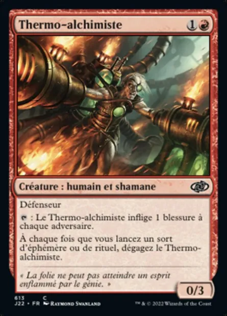 Thermo-alchimiste, carte Magic J22 613 — extension Jumpstart 2022