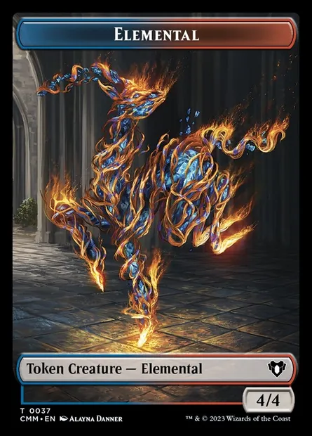 Elemental, Magic card TCMM 37 — Commander Masters Tokens set