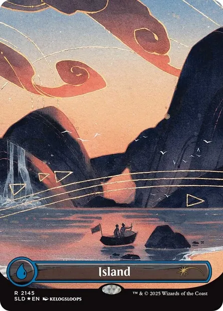 Island, Magic card SLD 2145 — Secret Lair Drop set