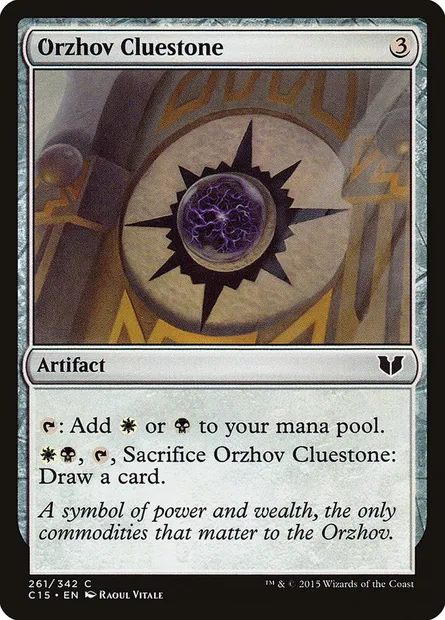 Orzhov Cluestone, Magic card C15 261 — Commander 2015 set