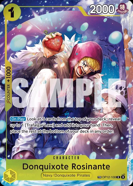 Don Quijote Rosinante, carte One Piece OP12-108 — extension L'HÉRITAGE DU MAÎTRE