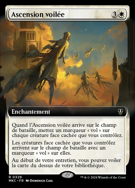 Ascension voilée, carte Magic MKC 329 — extension Murders at Karlov Manor Commander
