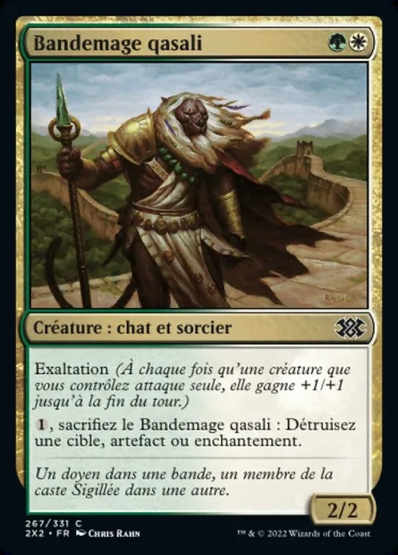 Bandemage qasali, carte Magic 2X2 267 — extension Double Masters 2022