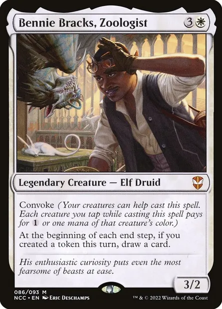 Bennie Bracks, Zoologist, Magic card NCC 86 — New Capenna Commander set