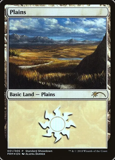 Plains, Magic card PSS3 1 — M19 Standard Showdown set