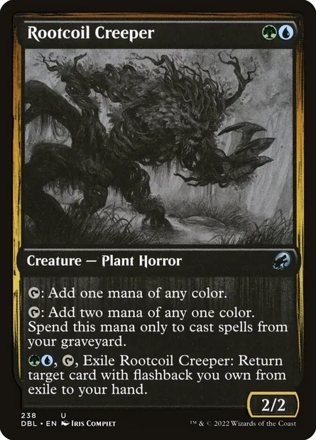 Rootcoil Creeper, Magic card DBL 238 — Innistrad: Double Feature set