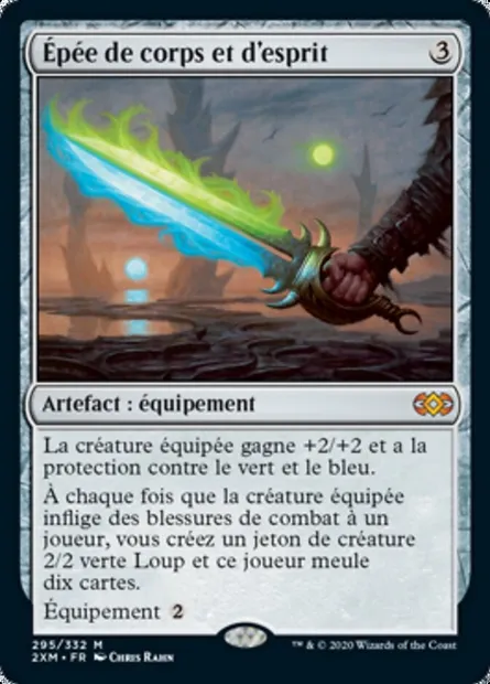 Épée de corps et d'esprit, carte Magic 2XM 295 — extension Double Masters
