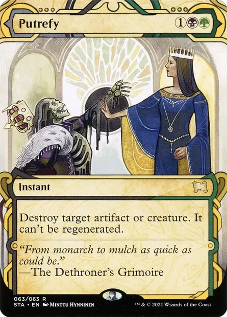 Putrefy, Magic card STA 63 — Strixhaven Mystical Archive set