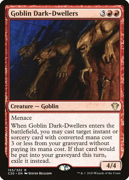 Goblin Dark-Dwellers, Magic card C20 153 — Commander 2020 set