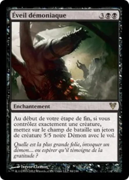 Éveil démoniaque, carte Magic AVR 94 — extension Avacyn ressuscitée