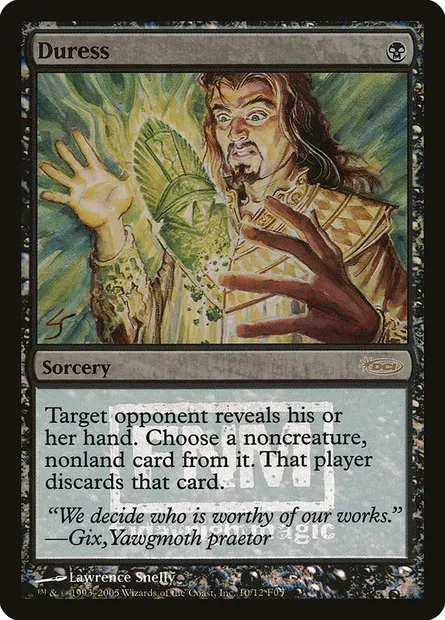 Contrainte, carte Magic F05 10 — extension Friday Night Magic 2005