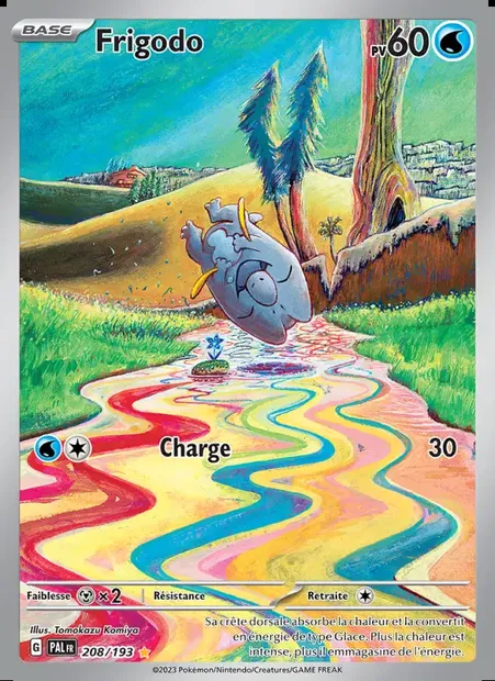 Frigodo, carte Pokémon PAL 208 — extension Évolutions à Paldea