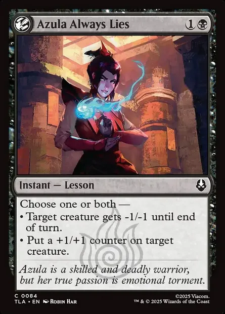 Azula Always Lies, Magic card TLA 84 — Avatar: The Last Airbender set
